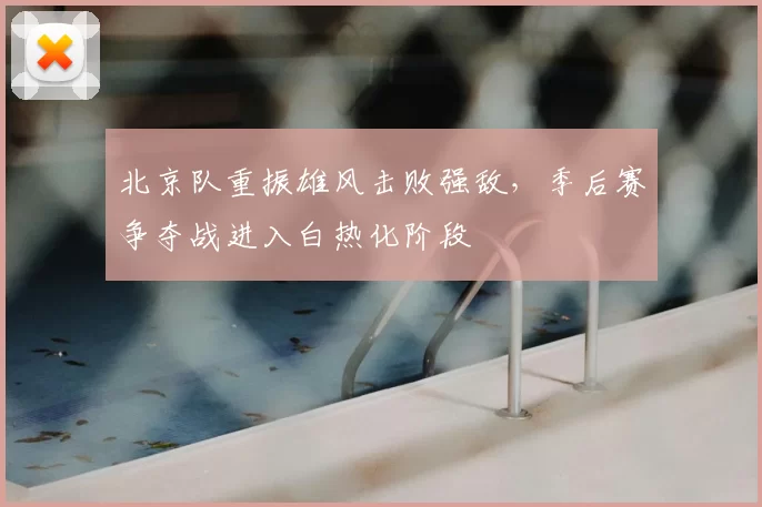 北京队重振雄风击败强敌，季后赛争夺战进入白热化阶段