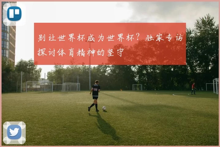 别让世界杯成为世界杯？独家专访探讨体育精神的坚守