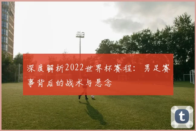 深度解析2022世界杯赛程:男足赛事背后的战术与悬念