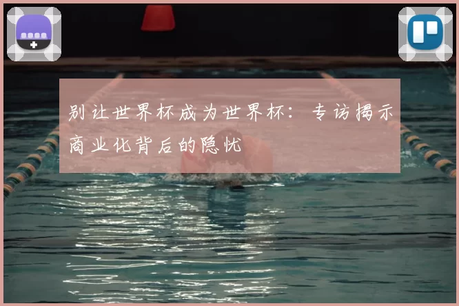 别让世界杯成为世界杯：专访揭示商业化背后的隐忧